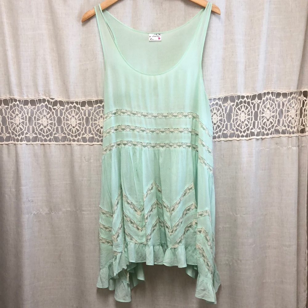 Free people voile slip dress